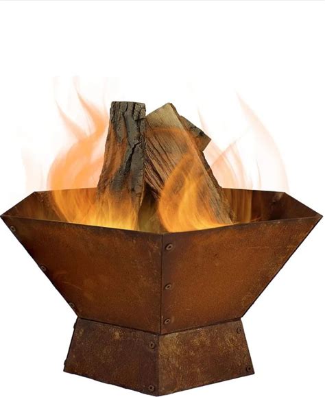 Rust Brazier Garden Supplier Outdoor Charcoal Fire Pit With Base