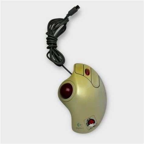 Logitech Trackman Marble+ T-Cl13 Trackball Mouse (Wired, Ps/2) Vintage