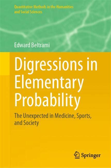 Digressions In Elementary Probability - Beltrami - Hard Cover