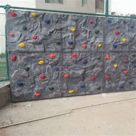 Indoor/Outdoor PVC Fiberglass Reinforced Plastic Boulder Speed Adventure Climbing Wall Kids Amusement Daycare Child Climbing