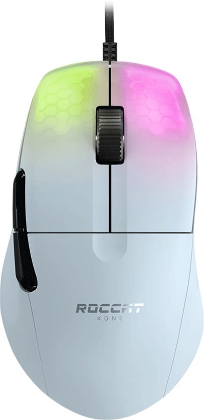 Roccat Kone Pro Gaming Mouse White 19,000 Dpi Optical Sensor 1.8m