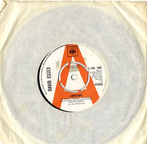 David Essex Lamplight - A Label 1973 UK 7" Vinyl SCBS1902