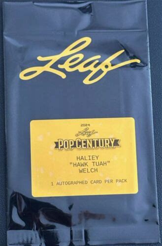 2024 Leaf Pop Century Sealed Pack Random Auto Hawk Tuah Haliey Welch