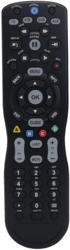 Entone Universal Remote Control Model URC-4031 For Time Warner Cable Set Top Boxes With Tv Dvd Vcr Audio Devices