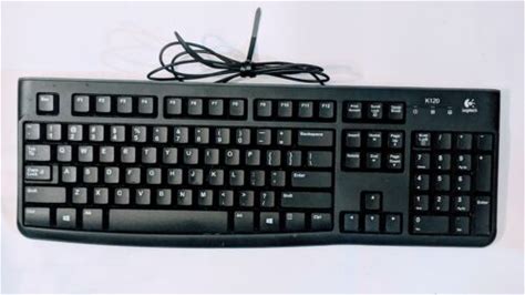 Logitech K120 Usb Keyboard For Pc - Black