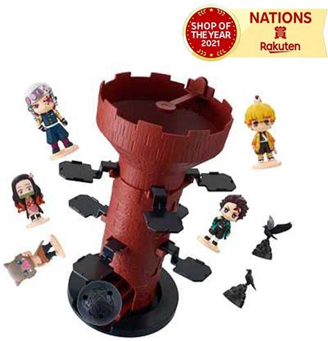 鬼滅の刃 ぶっ飛び！タワーゲーム エポック社 ゲーム バランスゲーム 鬼滅 人気 アニメ キャラクター デフォルメフィギュア かわいい 4歳以上