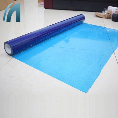 OEM Anti Scratch Blue Clear Pe Customized Temporary Plastic Surface Protective Film For Ceramic Tiles