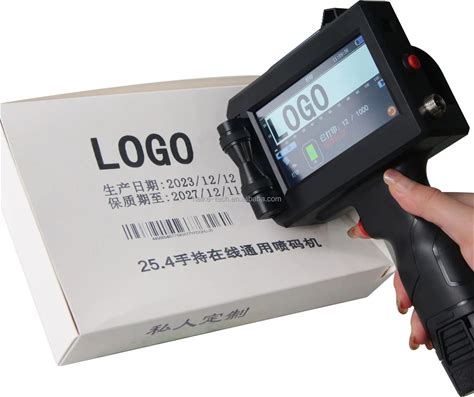 Reliable Quality 12.7mm Portable Coding Machine Printing Date Text Digital Handheld Picture Inkjet Printer