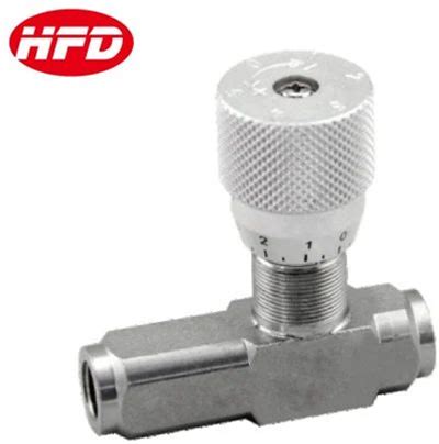 STU FLOW RESTRICTOR WITH CHECK VALVE HYDRAULIC VALVE