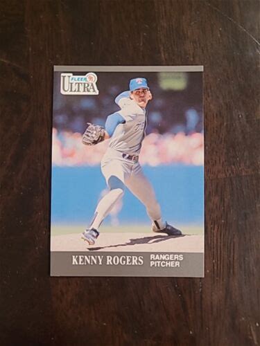 1991 Fleer Ultra Kenny Rogers 353 テキサスレンジャーズ