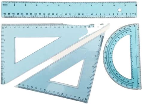Math Set Square Protractor Geometric Ruler
