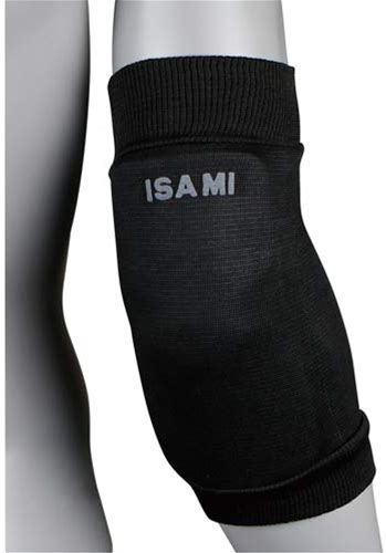 ISAMI イサミ エルボーガード 肘サポーター L-180-BK 黒 F (M) サイズ