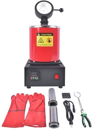110V Gold Melting Furnace 1-3Kg For Smelting Aluminum Gold Copper