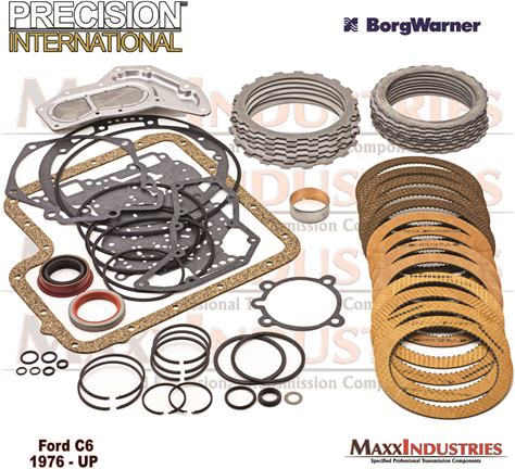 1976-Up C6 Transmission Deluxe Master Rebuild Kit With Steels