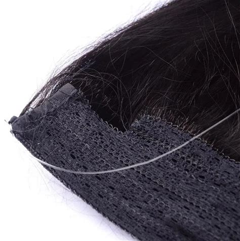 Micro Loop Hair Weave Bundles 1PCS Flip Easy Fish Line 100G 100% Real Hair Hair Extensions