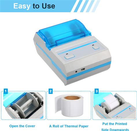 Mini Wireless 58mm BT Direct Code Sticker Clothing Printer Barcode Printer Thermal Label Printer Thermal Adhesive Label Printer