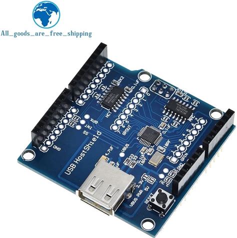 TZT USB Host Shield 2.0 Voor Arduino UNO MEGA ADK Compatibel Voor Android ADK DIY Elektronische
