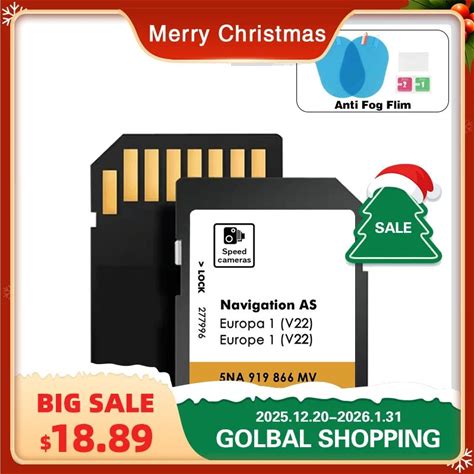 NIEUW Voor VW Discover Media Navigation AS V22 Kaart UK Europa 2025 Sat Nav SD-Kaart 32 GB