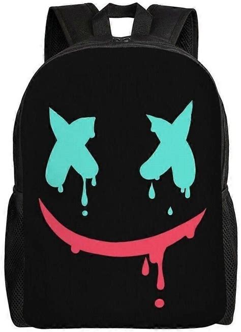 JG992 Marshmello School Bag Cartoon Backpack Fashion Boys Bag Student Schoolbag Travel Backpack