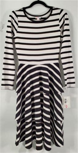 Lularoe Georgia Dress(Size Small) Color-Black/White, Nwt, Free