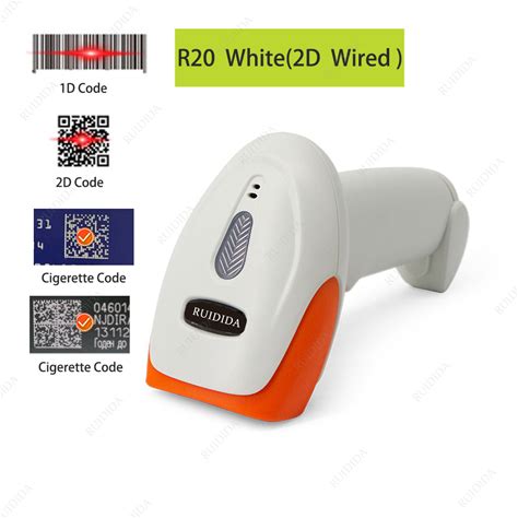 Bluetooth Bar Code Scanner Qr Scanner Wireless Scanner 2D Barcode Scanner Wireless 2D Scanner Handheld Reader Wired With Stand
