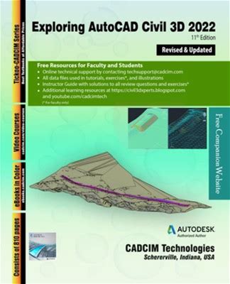 Exploring Autocad Civil 3D 2022, 11th Edition