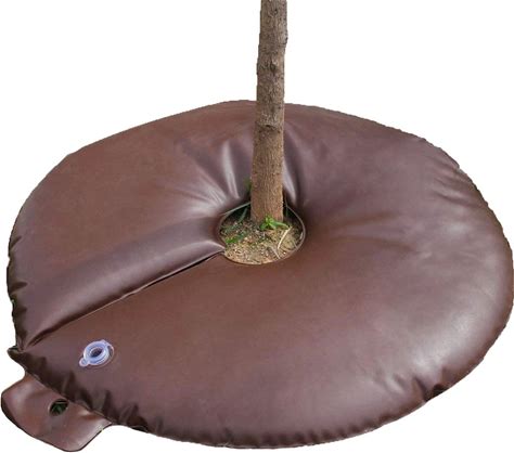 Water Saving PVC Brown Tree Watering Ring 20 Gallon Green Tree Watering Bag For Shrubs Drip Irrigation