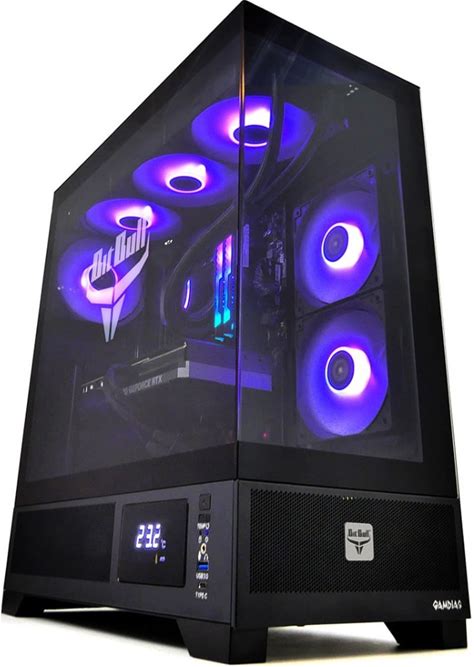 Bitbull Ryzen 7 9800X3D Game PC - Geforce RTX 5090 32GB - 360 WATERKOELING En Temperatuur Display - 5.2Ghz TURBO - 2TB M.2 GEN4 SSD - 32GB DDR5 RGB...