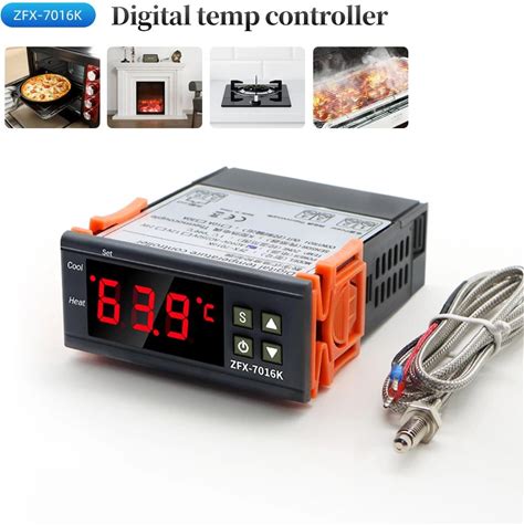 ZFX-7016K Microcomputer Temperature Controller LCD Digital Thermostat Thermoregulator Incubator