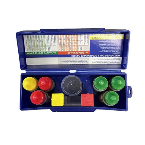 5-Way Test Kit For Pool & SPA Acid Demand Chlorine Total Alkalinity Bromine PH Water Quality Tester Set