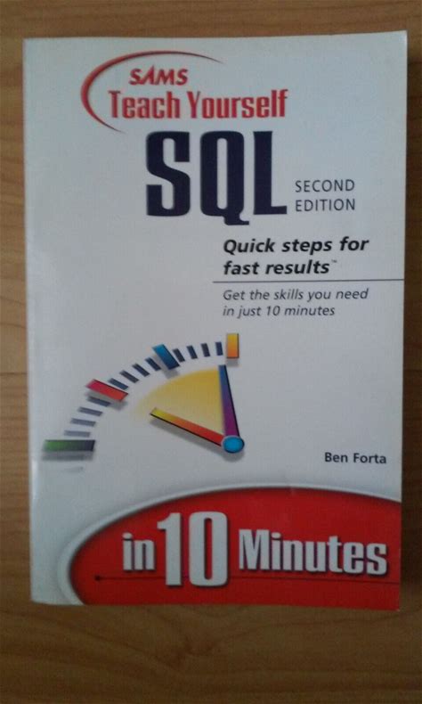 Teach Yourself Sql In 10 Minutes 2nd Ed Forta Auf Englisch Zustand