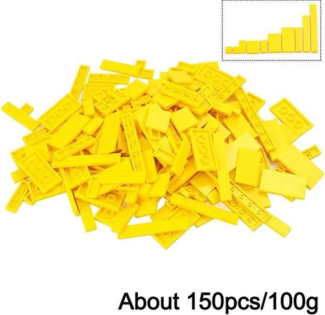 150PCS DIY Model Smooth Thin Building Blocks MOC Multicolour Toy Parts Bulk Figures Flat Tile Bricks Educational Children Toys Gift Leduo