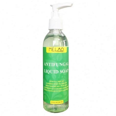 Organic New Brand Names Antifungal Liquid Soap With Tea Tree Oil Helps Wash Athletes Foot Ringworm And Toenail Fungus