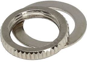 Toggle Switch Nut & Washer Us Fine Knurl For Switchcraft Toggle Switch