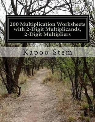 200 Multiplication Worksheets With 2-Digit Multiplicands, 2-Digit