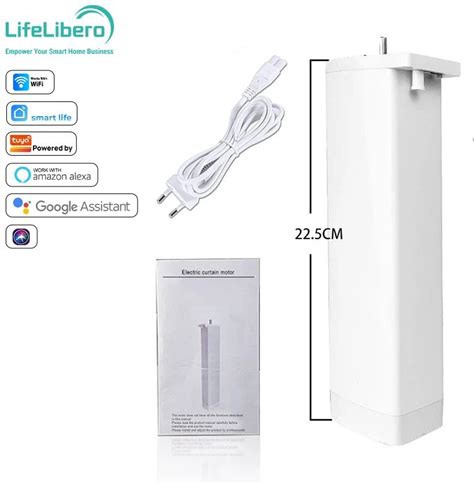 SZMYQ Motorized Electric Smart Curtain Motor Smart Wifi Curtain Smart Remote Tuya Open And Close Smart Window Curtain Motor