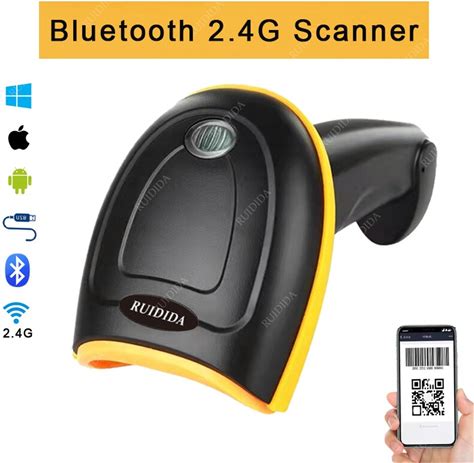 Qr Code Reader Bluetooth QR Code Scanner Wireless Scanner 2D Barcode Scanner Wireless Handheld Reader Scanner Wired PDF417