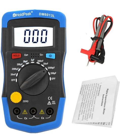 Handheld Digitale Capaciteit Meter Condensator Tester Capacimeter Elektronische Auto Ondersteuning
