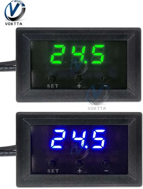 W1209 DC 12V Digital LED Temperature Controller Mini Thermometer Meter Thermostat Pyrometer Control