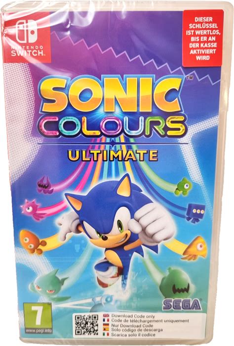 Sonic Colours Ultimate Edition Nintendo Switch Download Code
