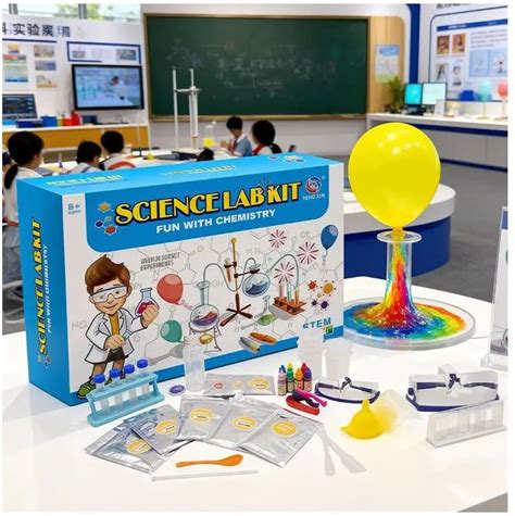 High Quality STEM Chemistry Experiment Kit Children Educational Science Lab Set Color Mixing Reactions Safe Learning Toy