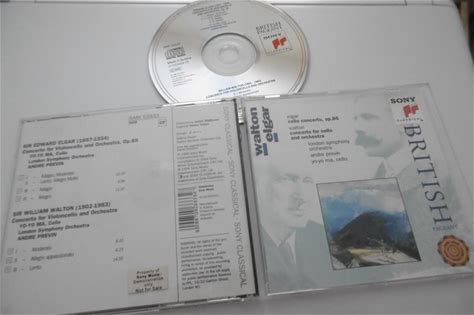 Elgar / Walton Cello Konzerte Lso Previn Yo-Yo Ma Cd Sony Op 85 Cello