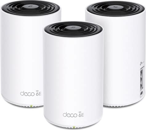 TP-Link Deco XE75 - Mesh Wifi - Wifi Versterker - Wifi 6E - 5400 Mbps - 3-Pack