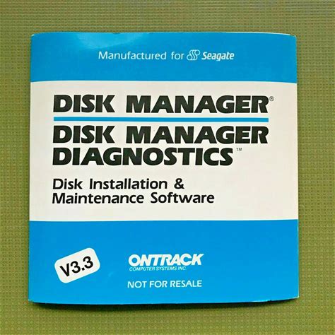 Ontrack Disk-Manager / Disk-Manager Diagnostics - Version 3.3