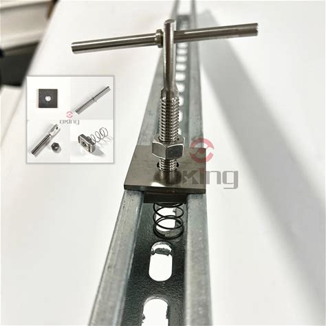 Ss304 Stainless Steel Cold Formed Metal Slotted Unistrut C Channel Strut Rail For Marble Cladding Fixing