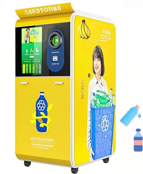 PET Bottles Cans Recycling Machine Compactor SDK Function Cloud-Based Management 800-900 Pcs Capacity HONGZHEN Vending Machine