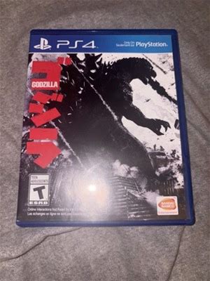 Godzilla (Sony Playstation 4, 2015) Ps4 Case & Game Rare - Tested &