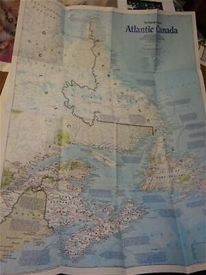 National Geographic Atlantic Canada Map Labrador X