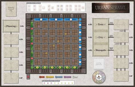 Urban Sprawl Mounted Map Set - English Version