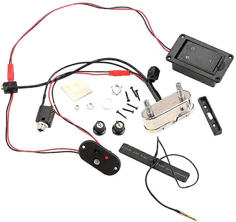 Cello Pickups Actieve Pickups Versterking En Geluidsconversie Cello Spelers 6.9x4.1cm 1 Set Zwart